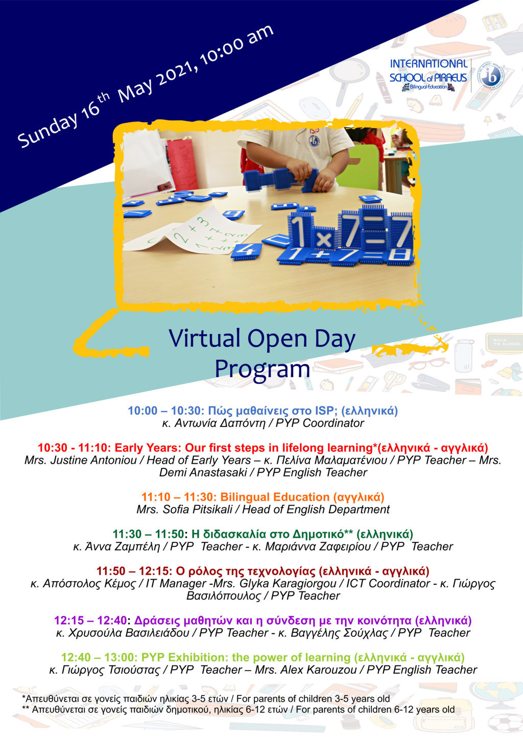 program open day 2021 mini